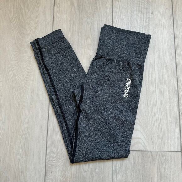 Gymshark Adapt dark gray marl high waisted seamless leggings XS - Picture 1 of 3